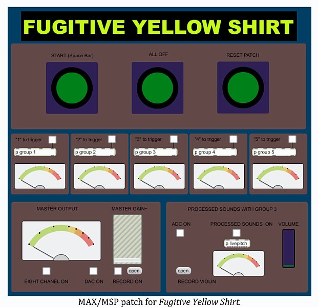 Fugitive Yellow Shirt Max patch by Zach Zubow